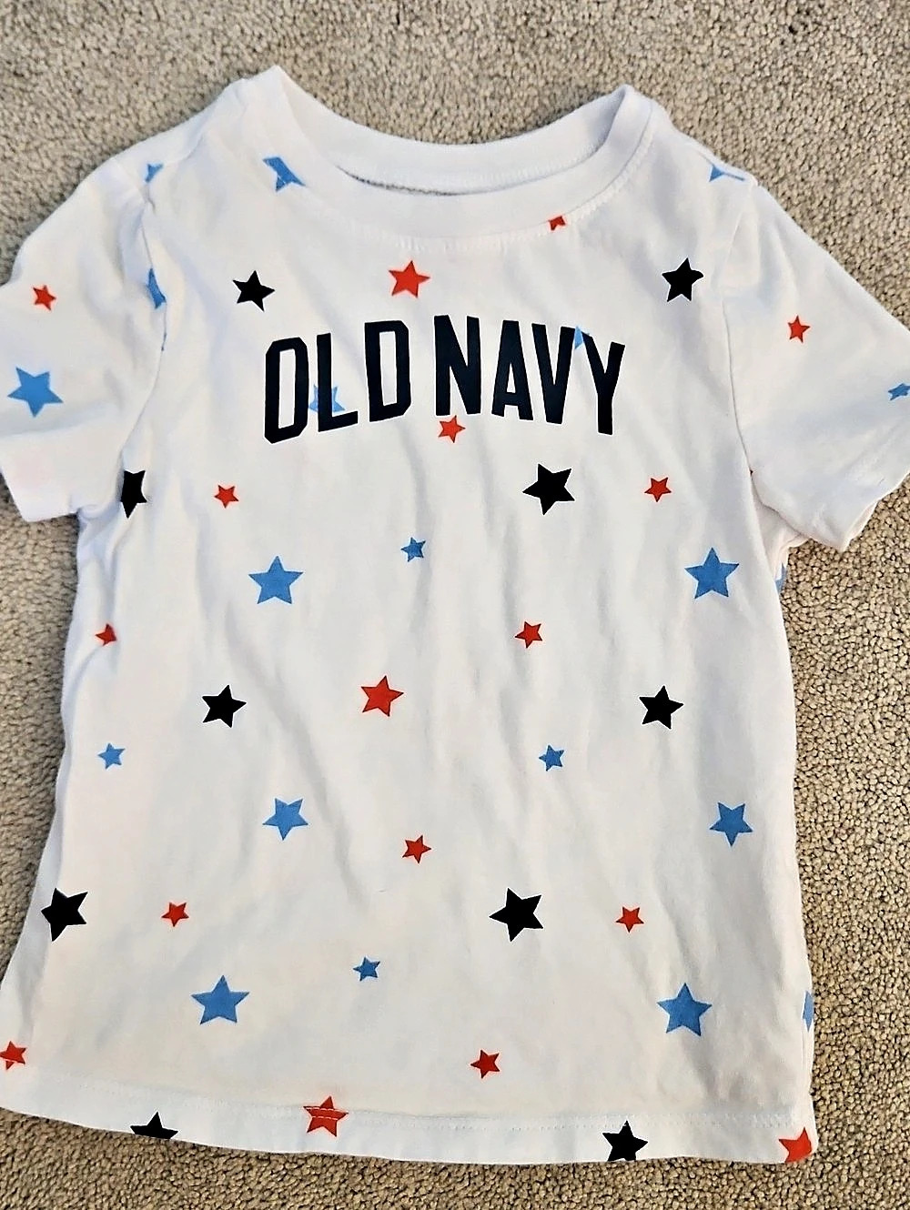 Old Navy Kids Star Print Short Sleeve Tee